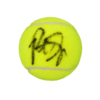 Pete Sampras Match Used and Signed Tennis Ball 